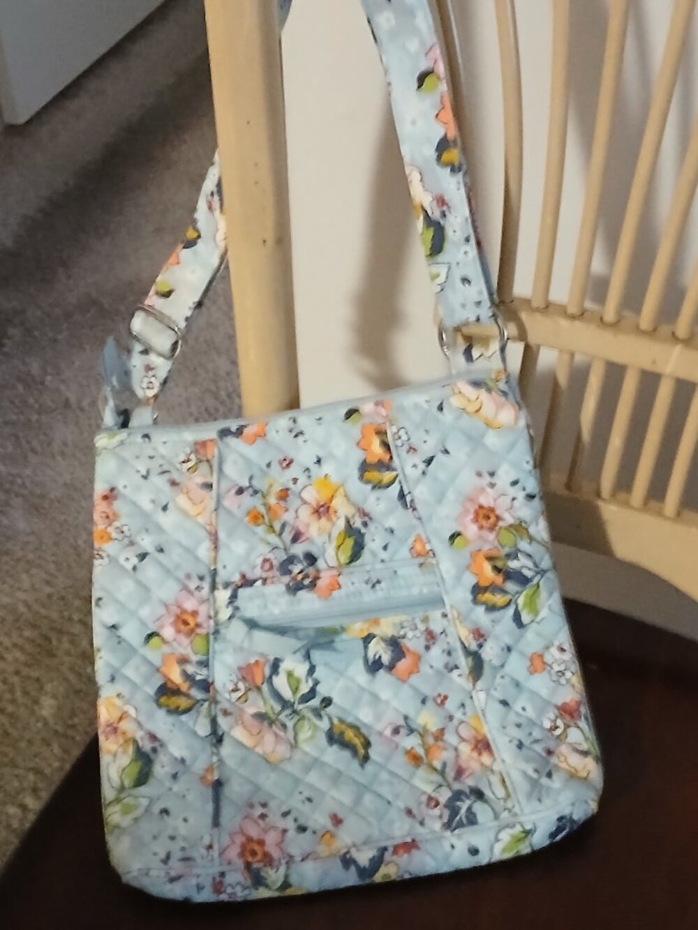 Signature Print Zip Top Hipster Crossbody
